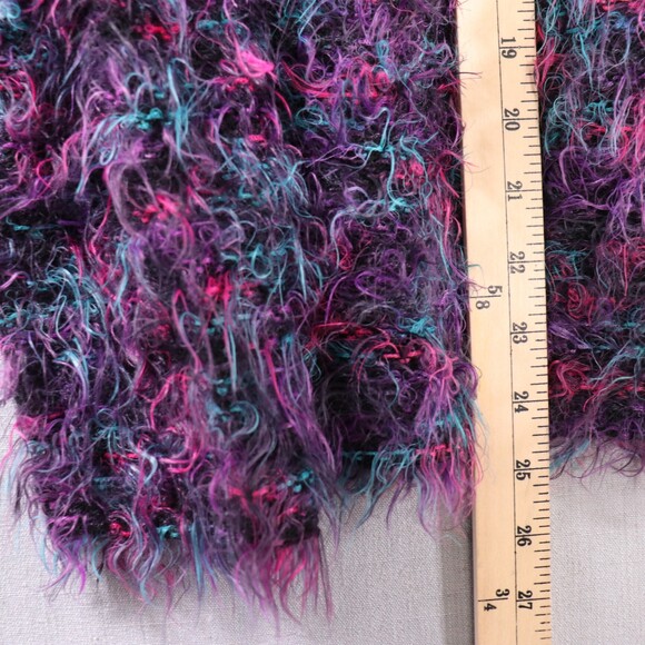 Vintage Carducci Italy Eyelash Sweater Womens M* Shaggy Artsy Colorful Knit - Picture 8 of 14